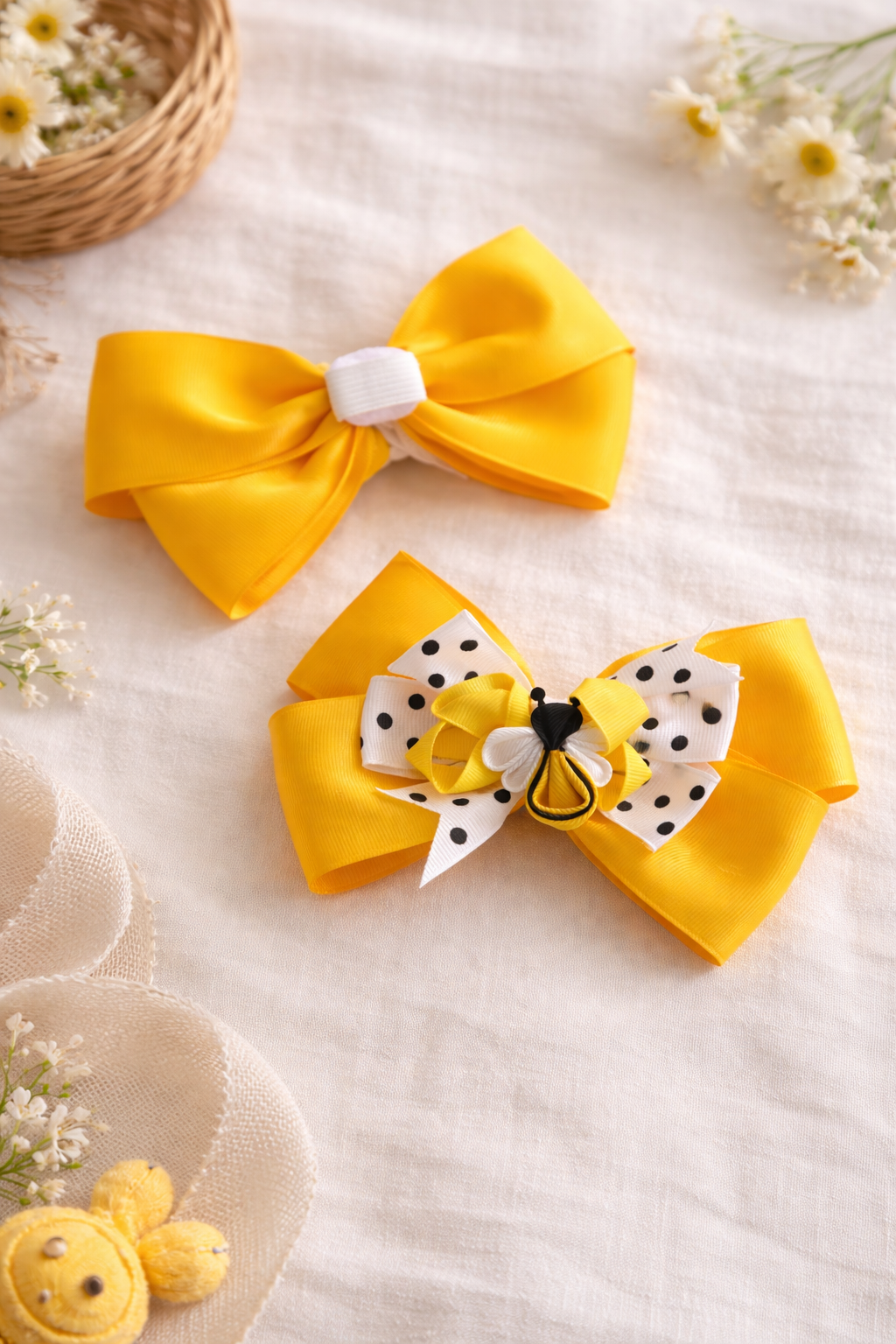 Bundle - Bee My Honey Matching Harness, Leash and Harness Bow Charm