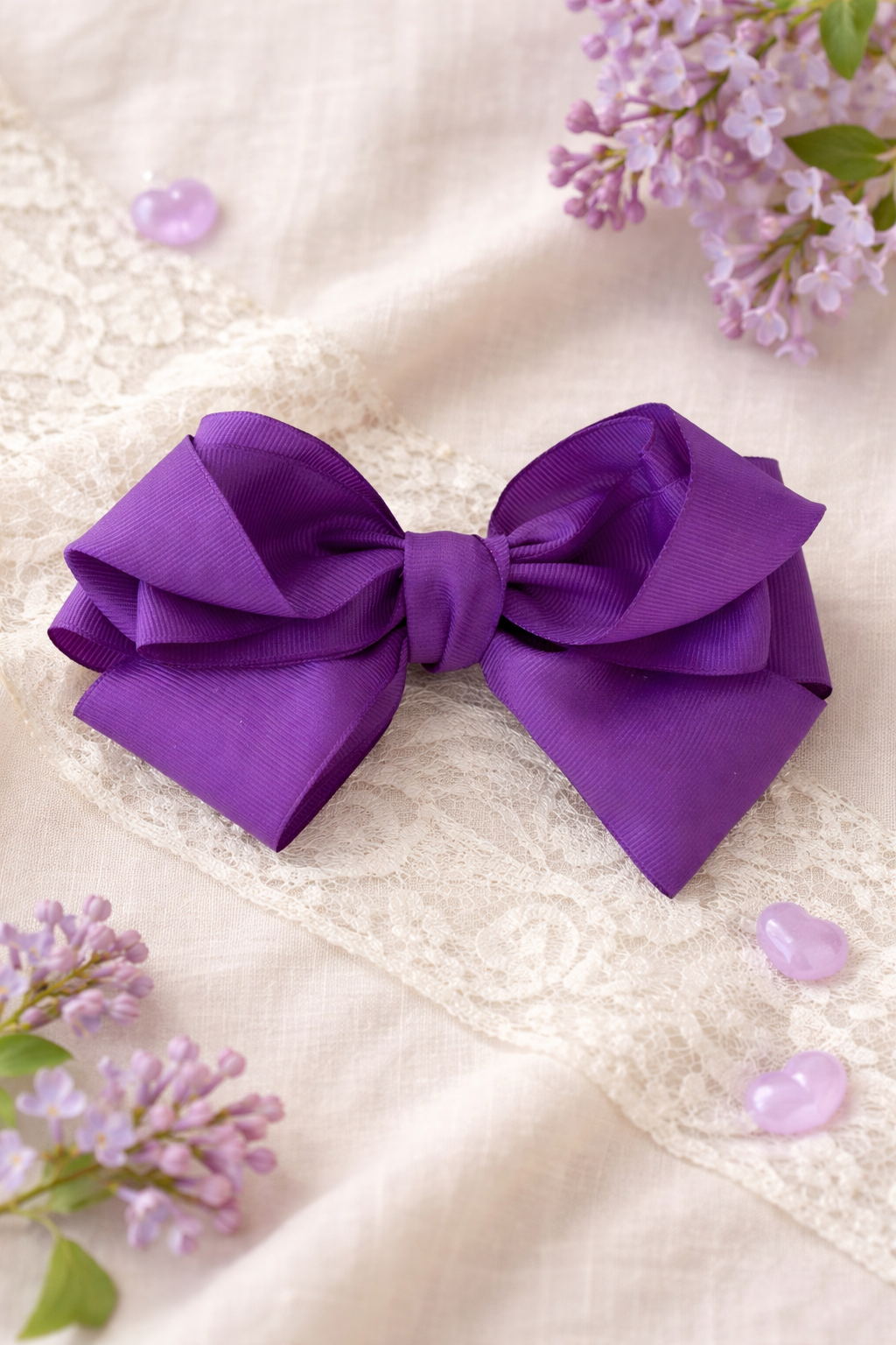 Harness Bow Charm - The Big Purple Bow Collection