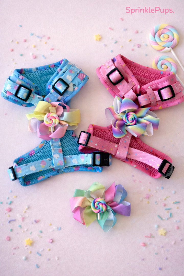 Harness Bow Charm - Sweet Swirls Collection