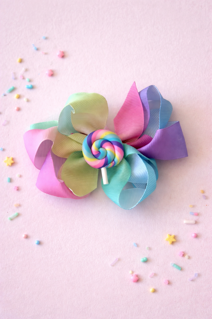 Collar Bow Charm - Sweet Swirls Collection
