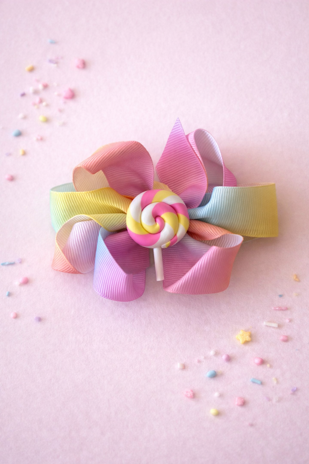 Collar Bow Charm - Sweet Swirls Collection