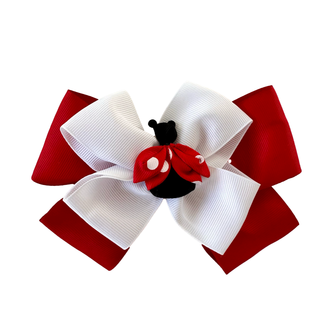 Harness Bow Charm - Ladybug Lovebug