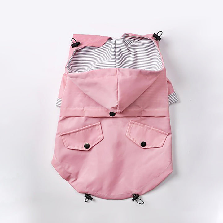 Pretty and Pink Raincoat for Dogs