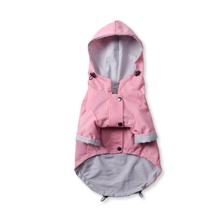 Pretty and Pink Raincoat for Dogs