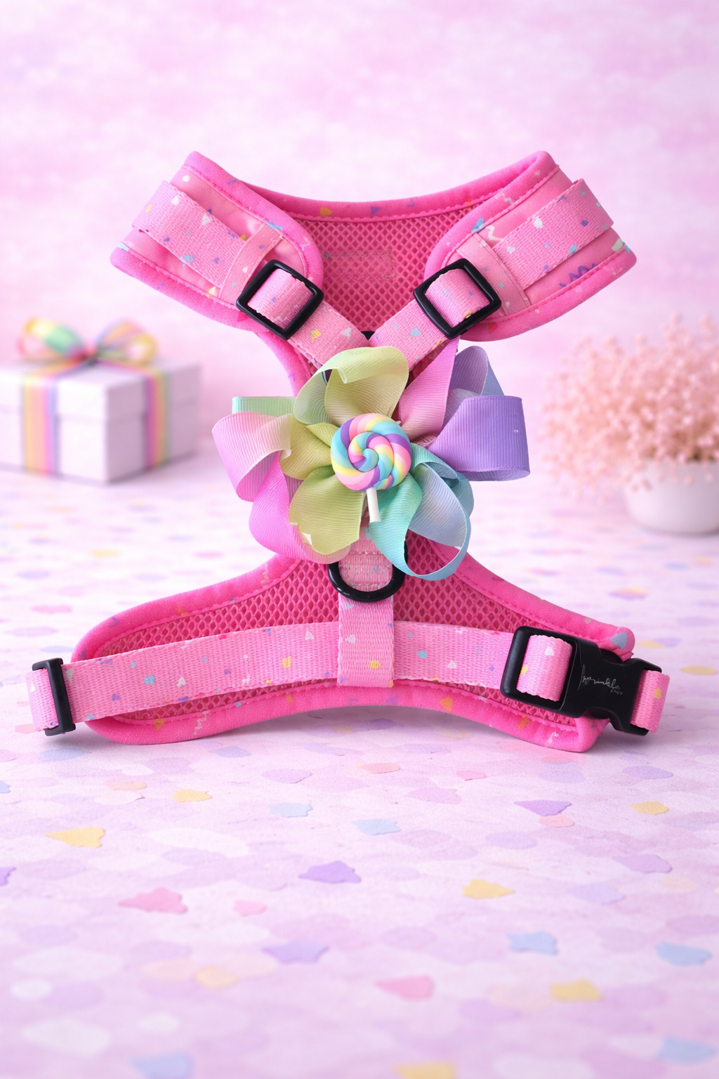Harness Bow Charm - Sweet Swirls Collection