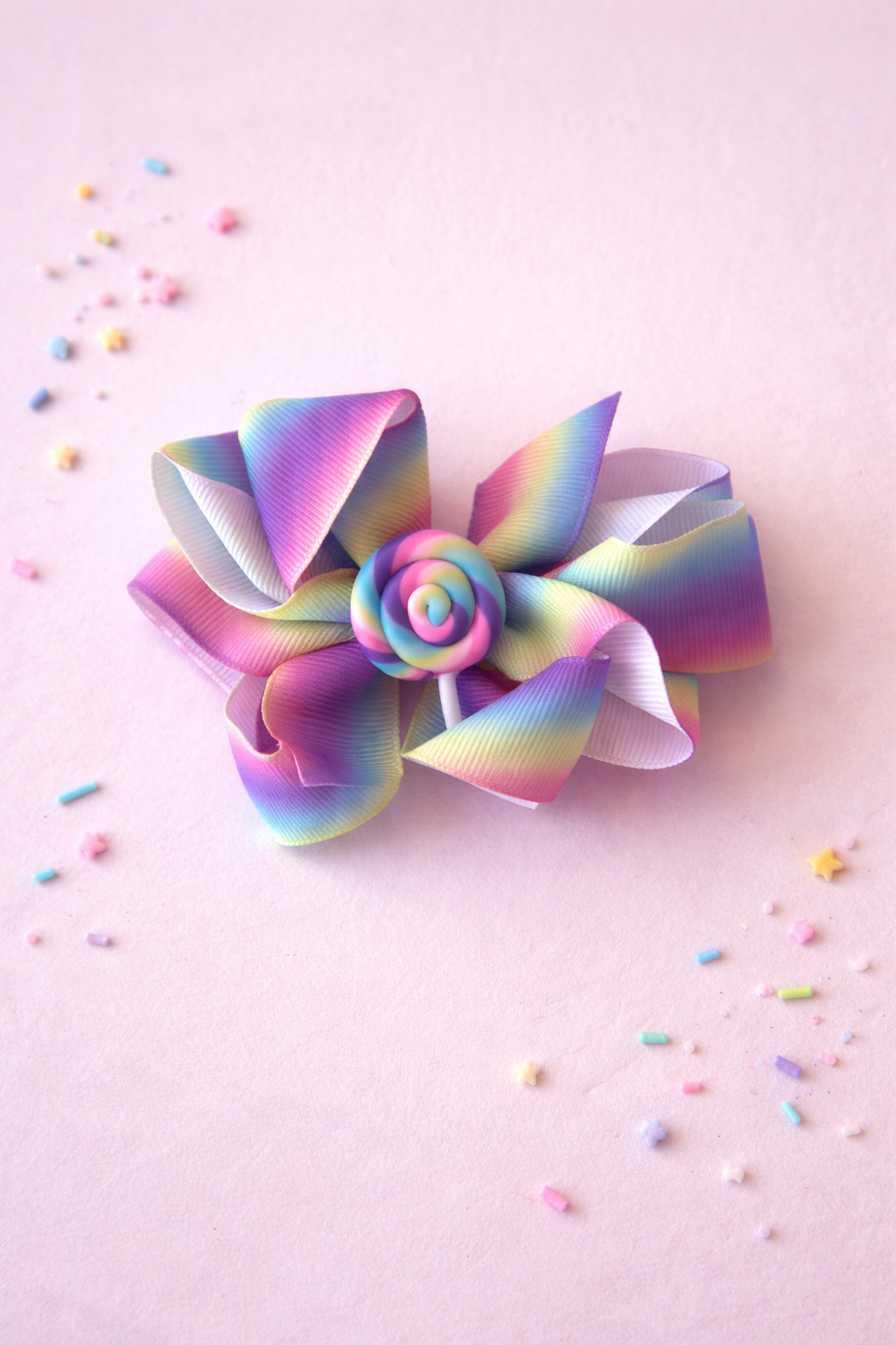 Collar Bow Charm - Sweet Swirls Collection