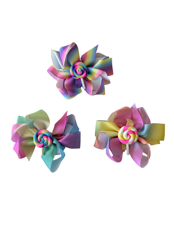 Harness Bow Charm - Sweet Swirls Collection