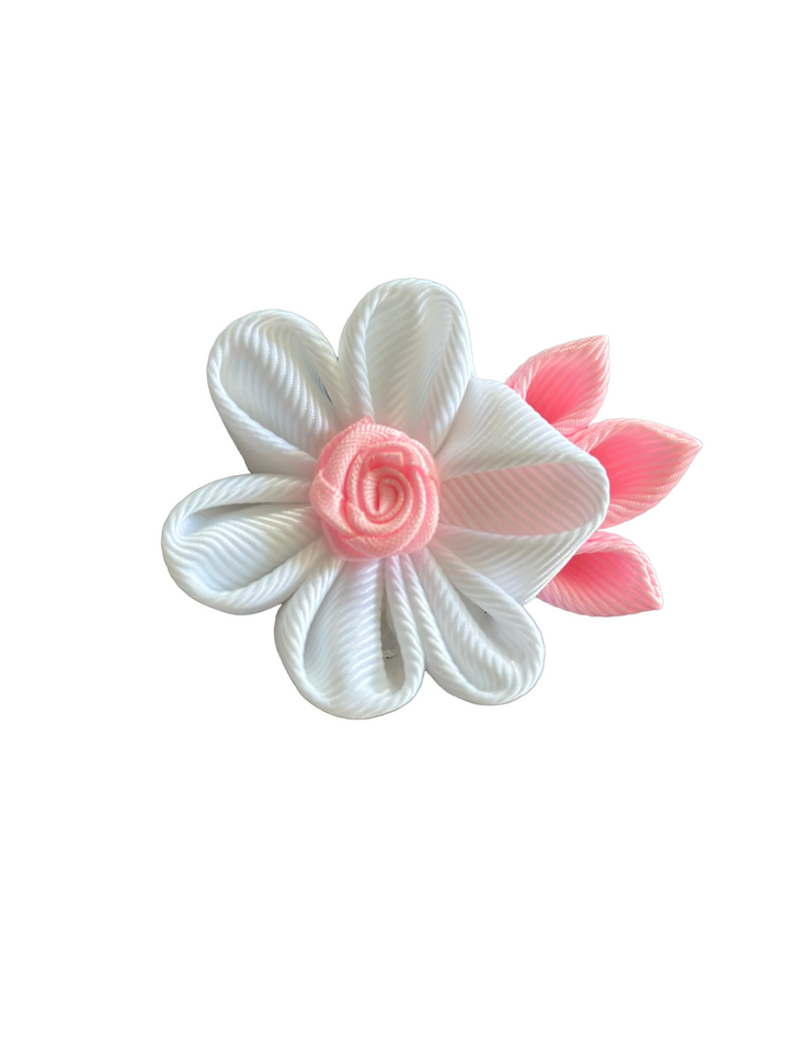 Collar Flower Charm - Pink Daisy Delight