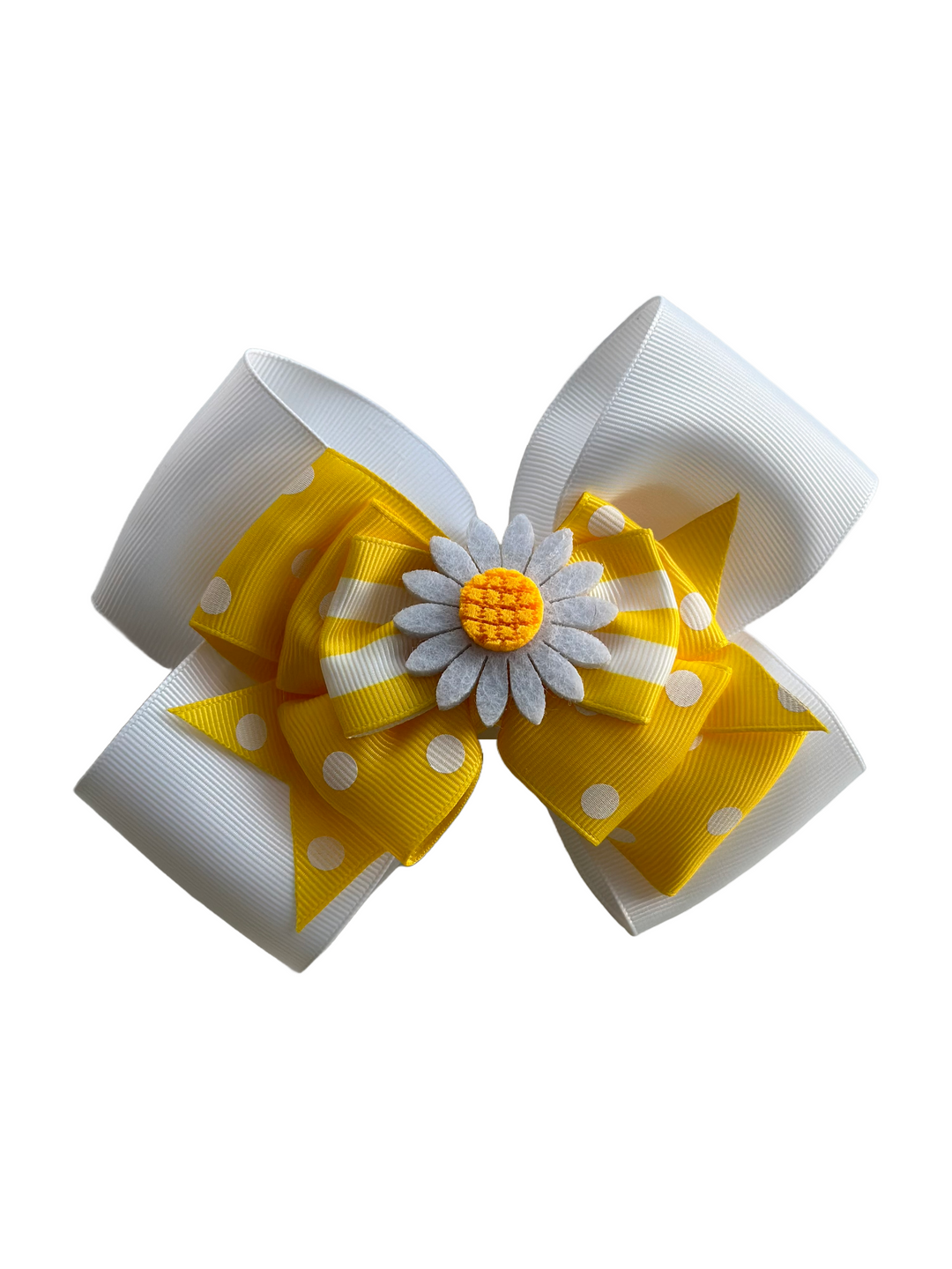 Harness Bow Charm - Sunshine Daisy