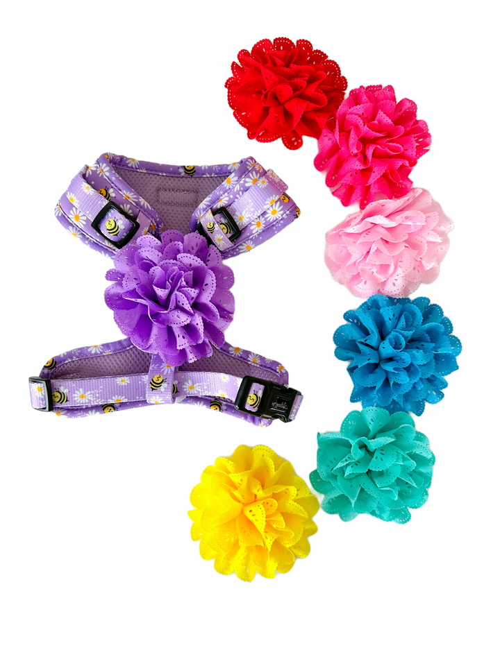Beautiful Flower Charm for Dog Harness or Collar