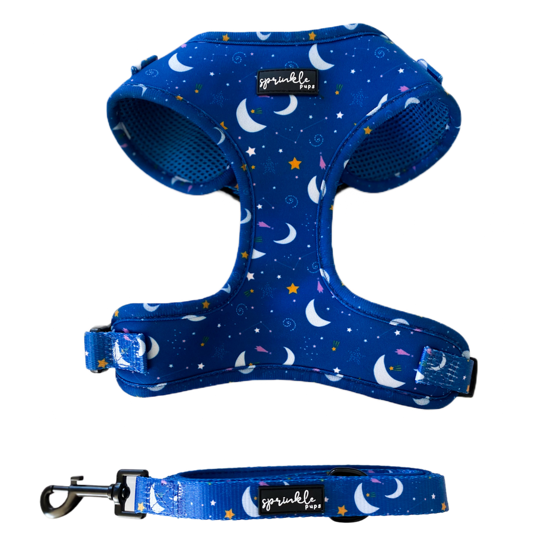 Adjustable Dog Harness - Magical Moon