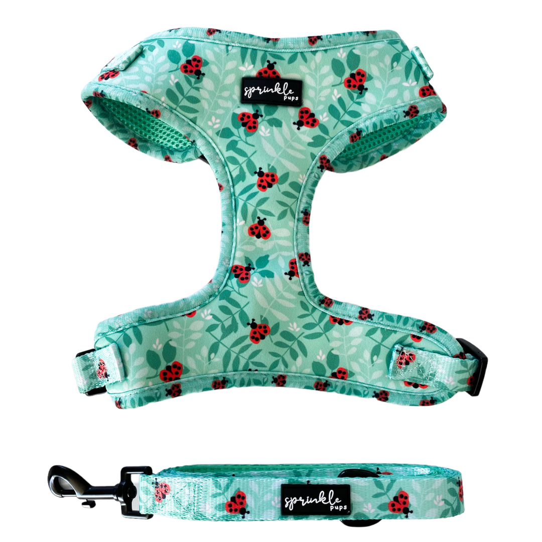 Adjustable Dog Harness - Ladybug Love