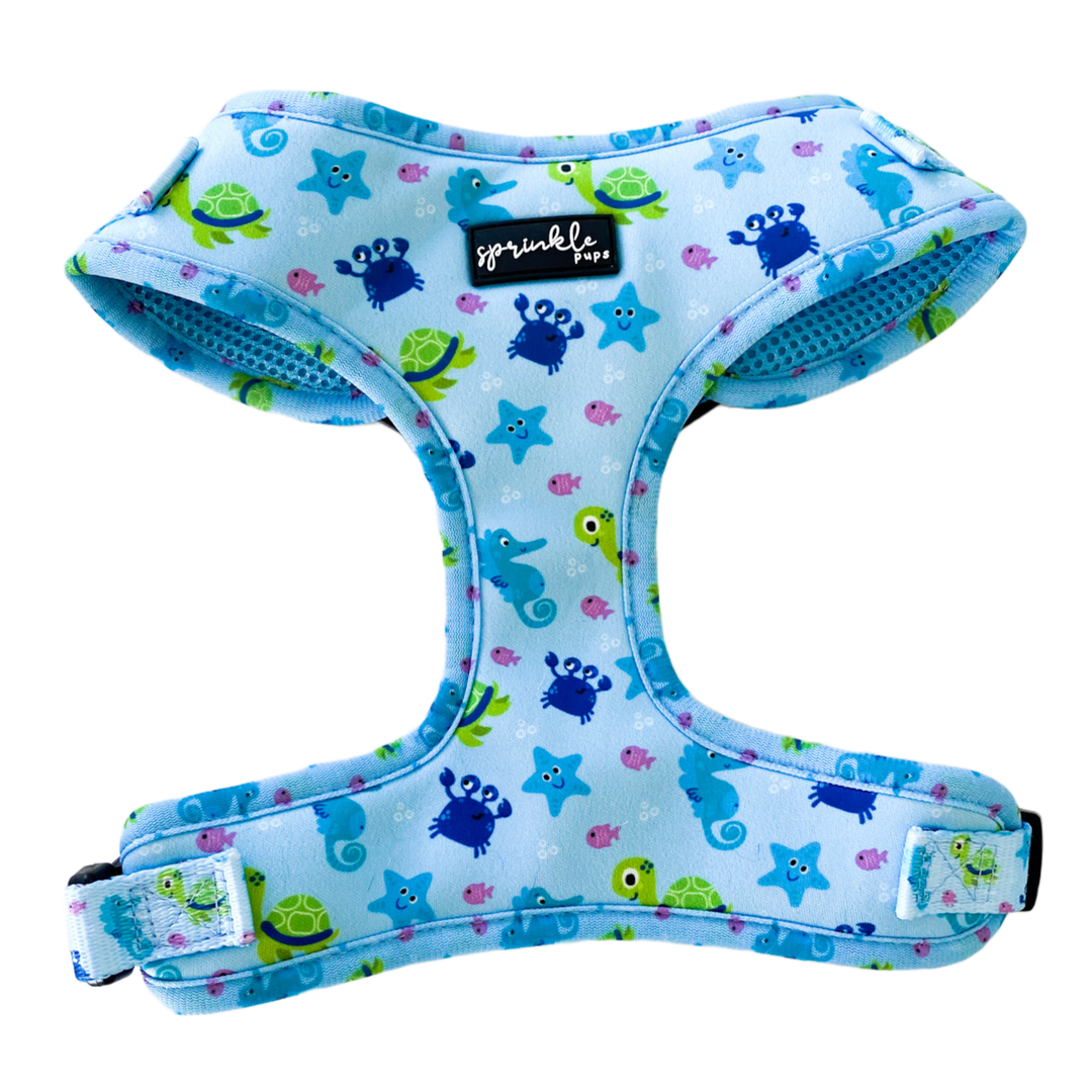 Adjustable Dog Harness - Under the Sea