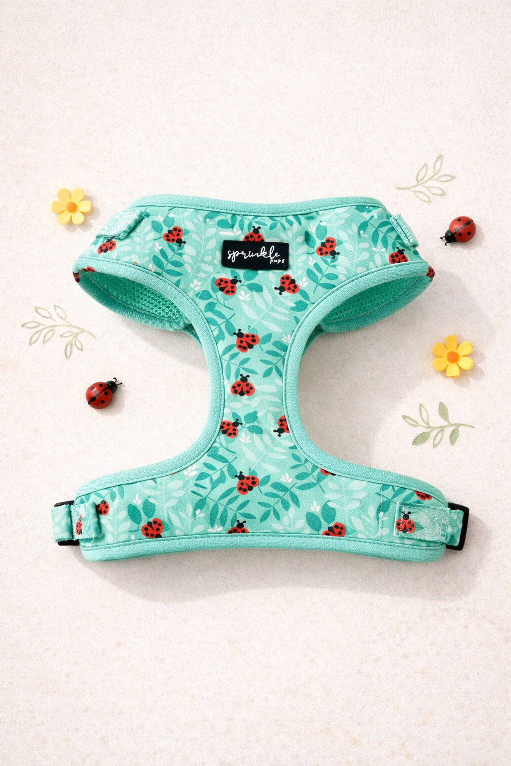 Bundle - Ladybug Love Matching Harness and Leash Set