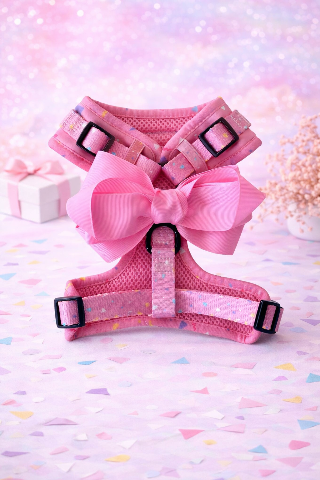 Harness Bow Charm - Perfectly Pink